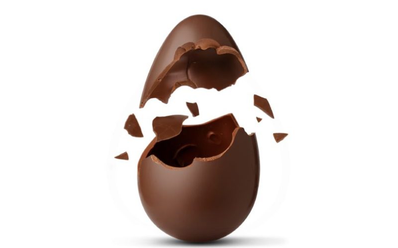 Codificado en productos de chocolate