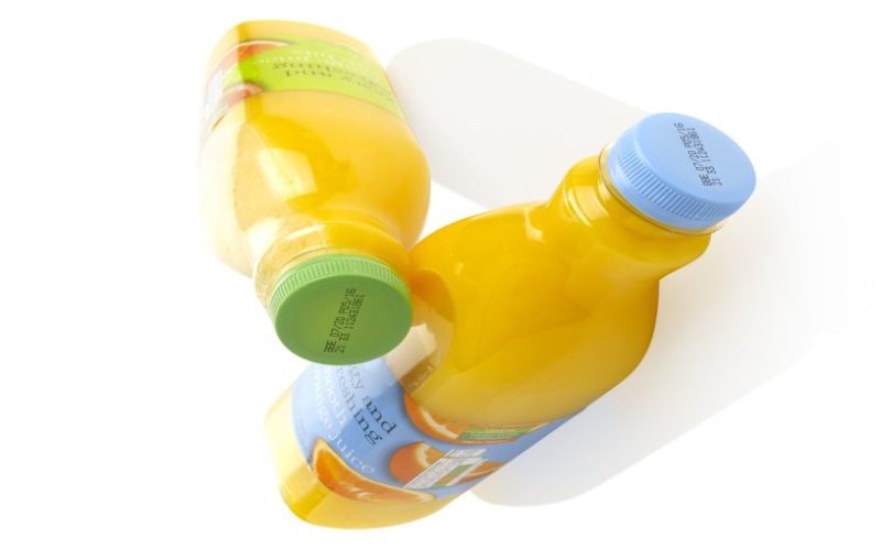 Impresión sobre botellas PET