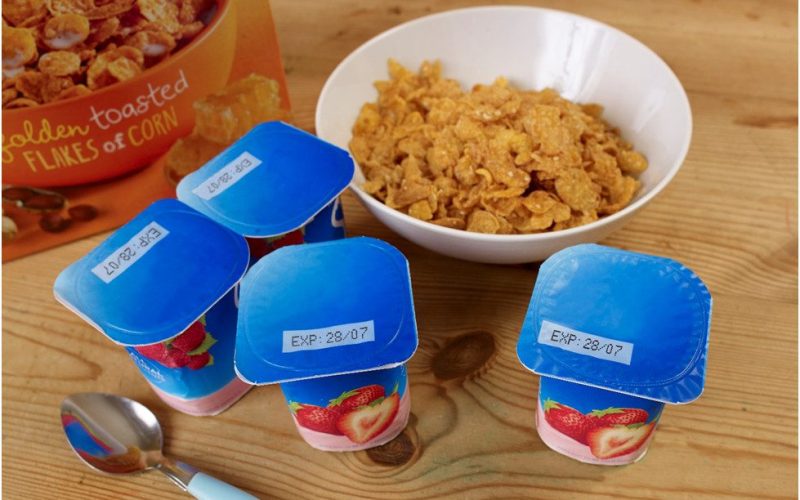 impresión para lácteos y yogurt
